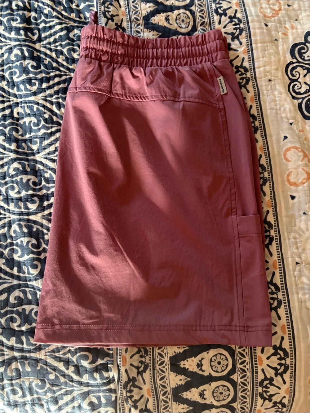 Avalanche Mauve Drawstring Mini Skirt - Picture 3 of 4